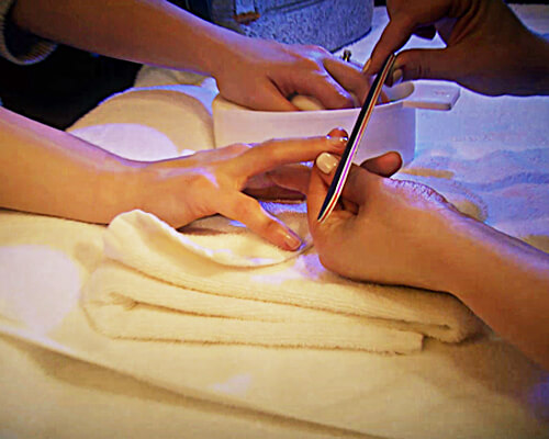 Manicures at Willow King Spa in Oak Bay